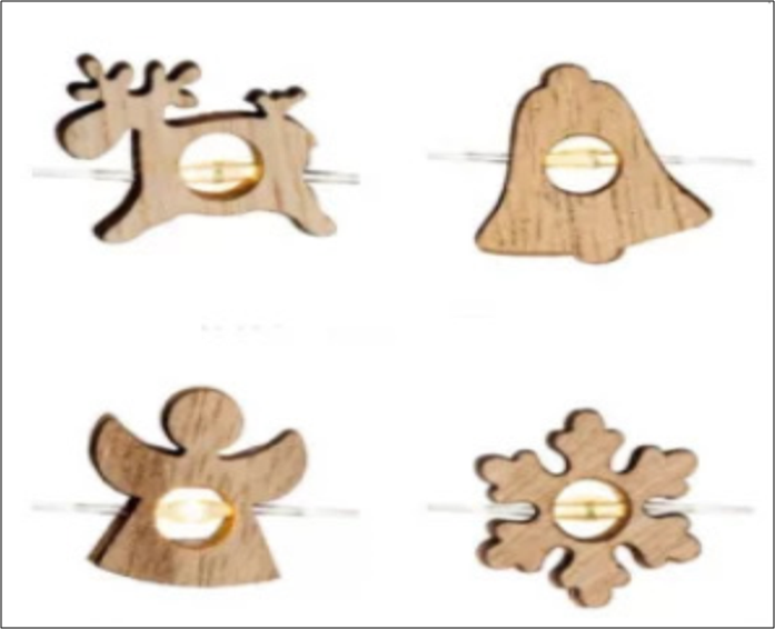 Mikro led f�nyf�z�r, meleg feh�r, 20 LED